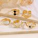 Fashionable And Trendy Stainless Drip Oil Opening Ring, Personalized Hip-hop Genuine Gold Electroplated Titanium Steel_ipsvogv.com