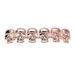 Unisex New Glossy Skull Gold Braces HIPHOP Hip Hop Braces Halloween Costume Accessories_ipsvogv.com
