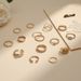 Hot Selling New Fashionable Butterfly Diamond Set Of 15 Pieces, Personalized Joint Flower Tail Ring For Women_ipsvogv.com