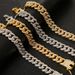 Jewelry Fashion Inlaid Diamond Full Rhinestone Cuban Chain Hip Hop Men's Bracelet_ipsvogv.com