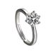Thai Silver Moissanite Diamond Ring, Female Simulation, One Carat Open Cut Engraving, Fashionable Personality, Niche_ipsvogv.com