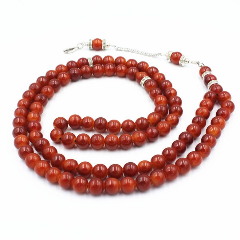 Crystal Glass 99 8 Cm Glass Prayer Beads Muslim Single Tassel Pendant Amber_ipsvogv.com