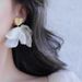Women’s Jewelry Set Fashion First Love Super FairyLight Yellow Flower Mesh Gauze Flower Exaggerated Niche Design Seaside Earrings_ipsvogv.com
