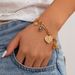 Xiao Xiang Niu Tou OT Chain Bracelet With Personalized And Niche Peach Heart Pearl Shell Jewelry_ipsvogv.com