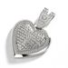 New Product Full Diamond Love Alloy Pendant Hip Hop Fashion Cuban Chain Trendy Men's Necklace_ipsvogv.com