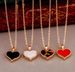 Heartfelt Love Peach Heart Necklace Clavicle Jewelry Gift With Personalized Chain Set_ipsvogv.com