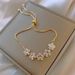 Zircon Flower Bracelet For Women, Internet Celebrity Bangle, Korean Style Personality Bracelet, Simple Niche_ipsvogv.com