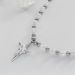 Ice Cracked Bead Splicing Cross Titanium Steel Necklace For Men's Hip-hop Niche High-end Feeling, Light Luxury, Handsome_ipsvogv.com