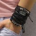 Mulsanne Leather Skull Multi-layer Bracelet For Men New Hip-hop Style Braided Jewelry_ipsvogv.com
