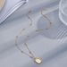 Magic Mirror Rose Flower Necklace - Stainless Steel Floral Pendant Jewelry For Women_ipsvogv.com