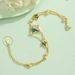 S925 Silver Ivy Leaf Inlaid Zircon Malachite Bracelet Double Layered Bracelets_ipsvogv.com