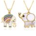 Personality Fashion All Match Elephant Pendant Hip Hop Exaggeration For Inlaid Zircon High End Necklace Female Accessories_ipsvogv.com