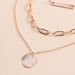 Simple And Fashionable Multi Layer Metal Disc Pendant Necklace Personality Women's Necklace Popular Jewelry_ipsvogv.com