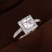 Light luxury style sugar ring classic wedding ring geometric simple exquisite European and American style female ring_ipsvogv.com