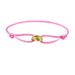 Designer Hand Woven Couple Stainless Steel DIY Bracelet With Color And Three Ring Adjustable Bracelet, Women's_ipsvogv.com