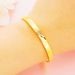New Buckle Vietnamese Sand Gold Bracelet Women's Brass Gold-plated Frosted Open Bangle Jewelry_ipsvogv.com
