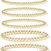 New Versatile 4/6mm Bead Set Couple Beach Style Geometric CCB Elastic Bracelet_ipsvogv.com
