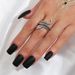 Personalized Silver Eye King Snake Size Couple Ring Dominant Animal Hand_ipsvogv.com