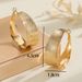 Statement Exaggerated Creative C-Shaped Large Hoop For Women Elegant Light Luxury Feel Drop Earrings_ipsvogv.com
