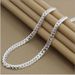 Hot Selling 5MM Full Side Necklace Personality Simple Silver plated Necklace 20 Inch Chain_ipsvogv.com