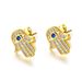 Women's Jewelry Personality Hamsa Palm Earrings Fashionable Temperament Earrings All Match Earrings_ipsvogv.com