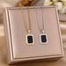 Net Red Black Label Pendant Titanium Steel Necklace For Women Versatile High Grade Luxury Fashion Female Collar_ipsvogv.com