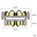 Real Gold Teeth Fang Grillz Punk Hip Hop Cubic Zircon Iced Out Vampire Dental Mouth Grills Braces Tooth Cap Rapper_ipsvogv.com