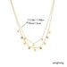 Fashion new gold plated double stainless steel chain Eye star pendant accessory accessory necklace_ipsvogv.com