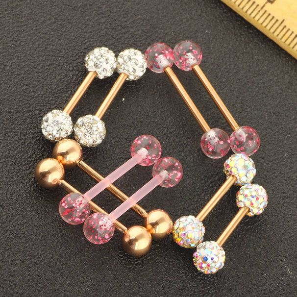 10-piece set hot-selling puncture jewelry breast ring breast nail tongue ring tongue nail earring_ipsvogv.com
