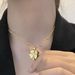 Titanium Steel Clover Necklace For Women With Diamond Cutouts, High-end Design, Light Luxury, Niche 2023_ipsvogv.com
