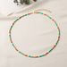 Colorful Natural Stone Bead Bohemian Ethnic Style Layered Necklace, Fashionable And Versatile Collarbone Chain For Women_ipsvogv.com