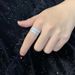 Cao Shi Ring Inlaid with T-shaped Zircon Ring Women's Wedding Ring_ipsvogv.com