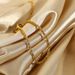 Classic Gold Rope Fried Dough Twists Chic Gift Gold-plated Stainless Steel Fashion Bracelet Jewelry Batch_ipsvogv.com