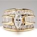 Copper Set Zircon Women's Ring Popular Fashion Engagement Handicrafts_ipsvogv.com