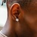 Unisex full diamond men's hip hop earrings rectangular zircon street earrings hot selling accessories_ipsvogv.com