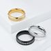 Neutral light luxury style titanium steel diamond ring men and women wedding proposal ring hand jewelry holiday gift_ipsvogv.com