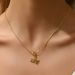 Minimalist Japanese and Korean fresh college style round bead necklace, female personality globe, airplane pendant,_ipsvogv.com