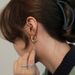 Ins temperament earrings light luxury female earrings creative sense smart trend retro copper plated real gold earrings_ipsvogv.com