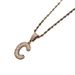 New 26 Letter English Pendant Hip-hop With Copper Inlaid Zircon, Fashionable And Simple Unisex Necklace_ipsvogv.com