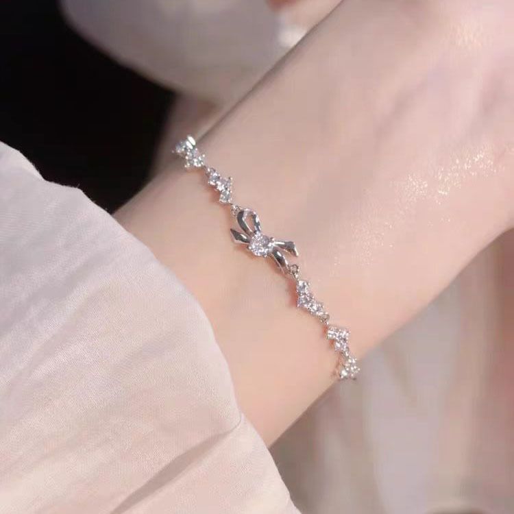 Summer Light Luxury Bow Girlfriend Jewelry, High End, Small And Exquisite Bracelet For Women, 2024 New Collection_ipsvogv.com