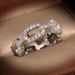 Premium sense niche design full of diamond love ring fashion personality Instagram index finger ring_ipsvogv.com