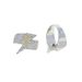 Men's Hiphop Geometric Ring With Diamond Accents, Silver Tone, Sizes 8-10 Ring Style Hip Hop Street Trend Men's Jewelry_ipsvogv.com