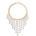 Multi layer long pearl tassel necklace trendy personality letter exaggerated sweater chain clavicle chain_ipsvogv.com