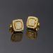 Classic square hip-hop zircon for men, simple luxurious sugar earrings and ear accessories_ipsvogv.com