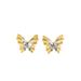 Ins niche Japanese Korean women's with fresh and sweet butterfly design, high-end earrings, versatile forest earrings_ipsvogv.com
