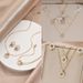 Women's Jewelry Full Diamond Geometric Ring Matching Earrings Bracelet Titanium Steel Fashion Lucky Clavicle Chain Necklace Versatile Jewelry_ipsvogv.com