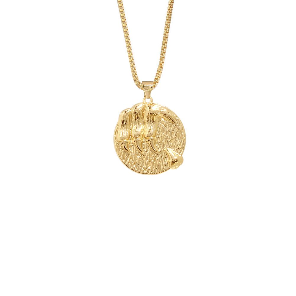 Jewelry Personality Twelve Constellation Pendant Necklace Jewelry Retro Gold Necklace Female_ipsvogv.com