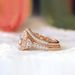 artistic Temperament Inlaid Egg Shaped Zircon Set, Silver Plated Ring, Hand Jewelry Ring Set_ipsvogv.com