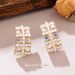 Light Luxury Style, Exquisite And Elegant Design, C Shaped Earrings, New Style, Diamond And Pearl, High End Temperament, Commuting All Match Earrings_ipsvogv.com