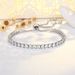 4mm Round Zircon Single Row Full Diamond Adjustable High-Quality Tennis Bracelet For Women And Men_ipsvogv.com